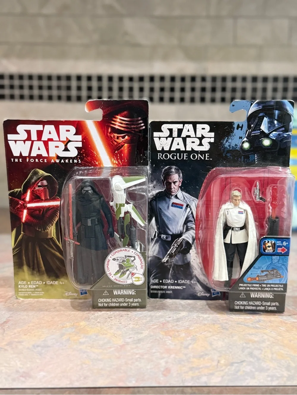 Star Wars Kylo Ren Director Krennic Action Figure Lot NIP Hasbro Disney